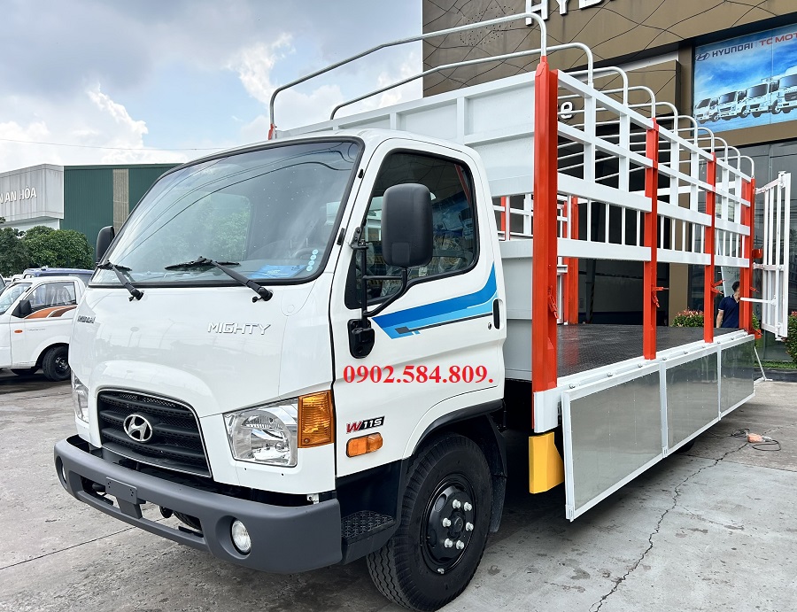 Hyundai mighty W11S Thùng mui bạt bửng nâng